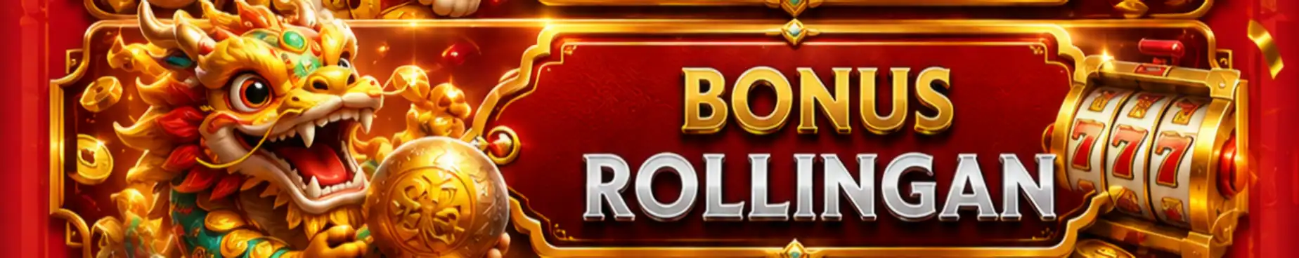 BONUS ROLLINGAN MINGGUAN SLOT & ARCADE GAMES s.d Rp 50.000.000,-