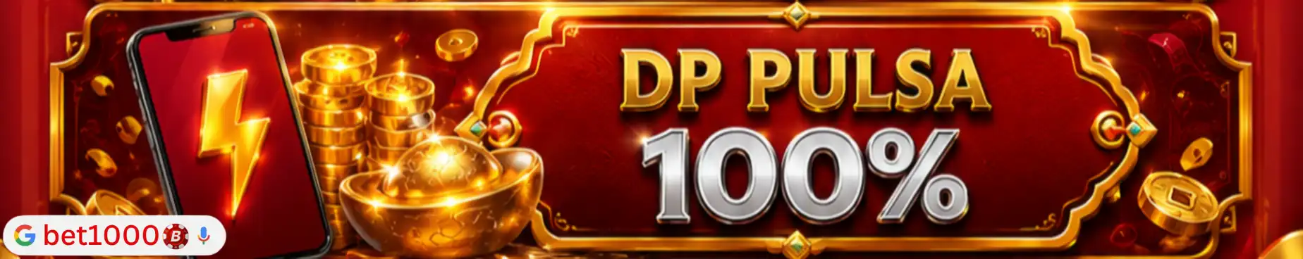 PROMO DEPOSIT PULSA 100% TANPA POTONGAN 